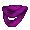 Purple Loose Infinity Scarf - virtual item (Questing)