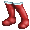 Young Mrs. Claus' Boots - virtual item (donated)
