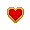 Red Heart-shaped Cookie - virtual item (Questing)