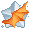 Astra: Mini Orange Flapping Devil Wings - virtual item