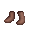 Thick Brown Winter Socks - virtual item (wanted)