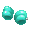 Teal Inflatable Water Wings - virtual item (Wanted)
