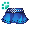 [Animal] Blue Spunky Skirt - virtual item