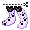 Beary Cute Lavender Stockings - virtual item (wanted)
