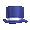 Blue Sweetheart Silk Top Hat - virtual item (Wanted)
