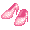 Pretty Princess Pink Heels - virtual item (Questing)
