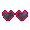 Ruby Red Groovy Heart Sunglasses - virtual item (Wanted)