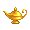 Lovely Genie Gold Lamp - virtual item (Bought)