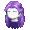 Girl's Lucia Purple (Dark) - virtual item (Questing)