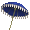 Navy Fringe Beach Umbrella - virtual item (wanted)