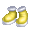 Yellow Space Girl Boots - virtual item (Questing)