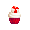 Festive Peppermint Cupcake - virtual item (Questing)