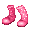 Glittering Pink Carnival Boots - virtual item (Wanted)
