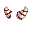 White and Red Striped Horns of the Demon - virtual item (Wanted)