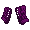 Cozy Knit Purple Gloves - virtual item
