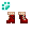 [Animal] Red Valenki Boots - virtual item (Wanted)