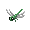 Green Dragonfly Bug Friend - virtual item ()