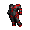 Red CyberGoth Suit - virtual item (Wanted)