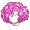 Girl's Loose Afro Curl Pink (Dark) - virtual item (Questing)