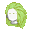 Girl's Braided Green (Lite) - virtual item (questing)