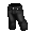 Black Leather Tight Jeans - virtual item