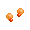 Skittles Crazy Cores Earrings (mango peach) - virtual item (Wanted)