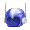 Blue Space Girl Helmet - virtual item (Wanted)