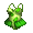 Lime One Piece Swimsuit - virtual item (Questing)