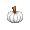 White Mini Pumpkin - virtual item (Questing)