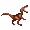 Brown Velociraptor Toy - virtual item (questing)