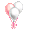 Pink Champagne Party Balloons - virtual item (Questing)