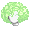 Girl's Loose Afro Curl Green (Lite) - virtual item (Wanted)
