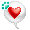 [Animal] Loving Heart Mood Bubble - virtual item (Wanted)