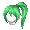 Girl's Rosier Green (Dark) - virtual item (questing)