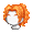 Girl's Wavy Curls Orange (Dark) - virtual item (questing)