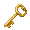 Coraline Antique Gold Key