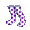 Purple Dotted Stockings - virtual item (Questing)