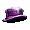Dusted Purple Miser Hat - virtual item (Questing)