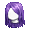 Girl's Silken Purple (Dark) - virtual item (questing)