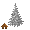 Medium Silver White Holiday Tree - virtual item (wanted)