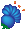 Aquarium Blue Flower - virtual item (Wanted)