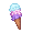 Triple Scoop Berry Ice Cream - virtual item (Wanted)