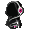 Pink and Black Headphone Hoodie - virtual item (Questing)