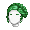 Girl's Milkmaid Green (Dark) - virtual item (questing)