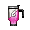 Pink Metallic Travel Mug - virtual item (Wanted)
