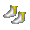 Yellow Baseball Socks - virtual item (wanted)