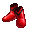 G-Team Ranger Red Boots - virtual item (Questing)