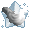 Astra: Swishing White Tipped Wolf Tail - virtual item (Questing)