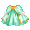Pretty Princess Mint Dress - virtual item (Questing)