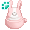 [Animal] Pink Time Rabbit Fur - virtual item